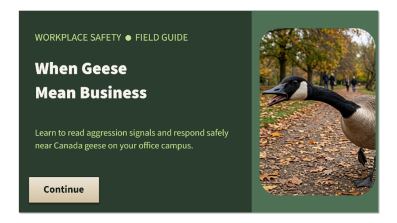 Geese eLearning Thumbnail