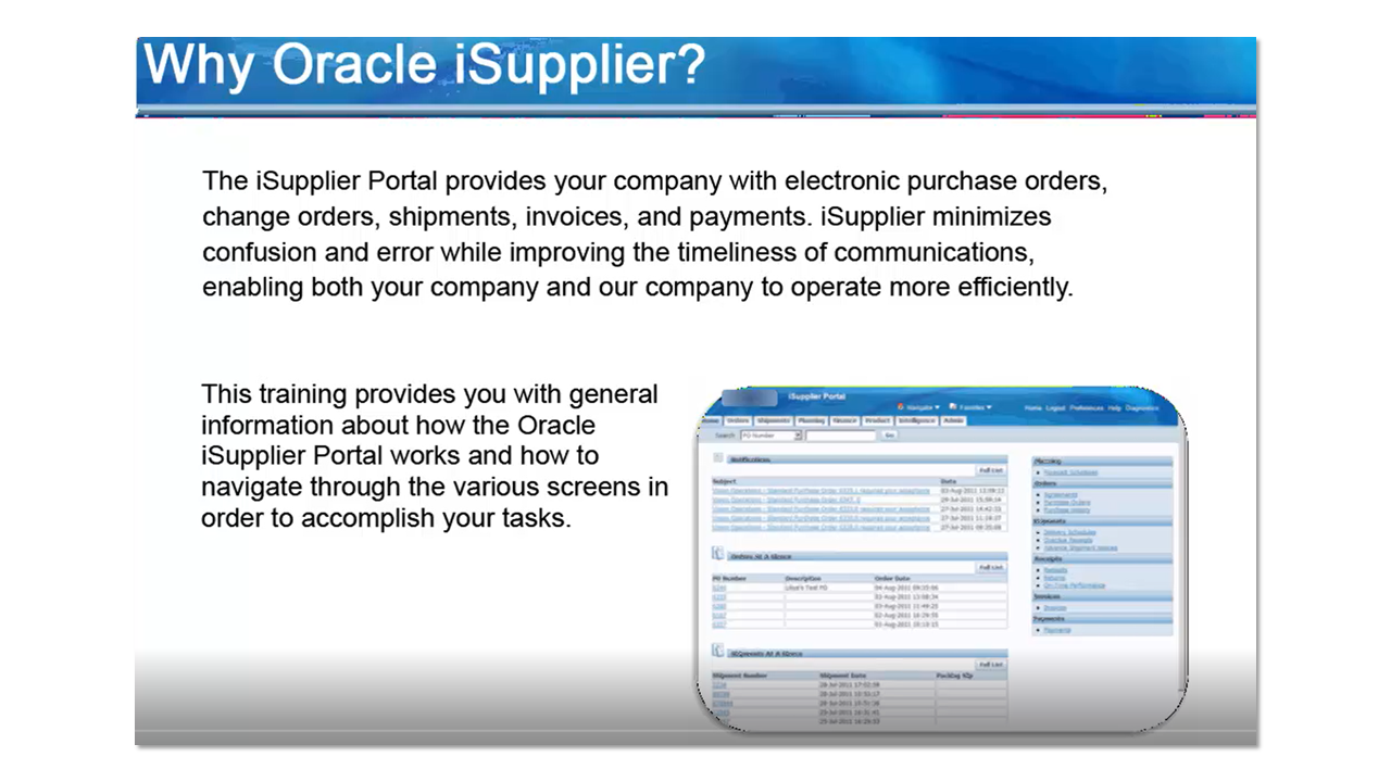 Oracle eLearning Thumbnail